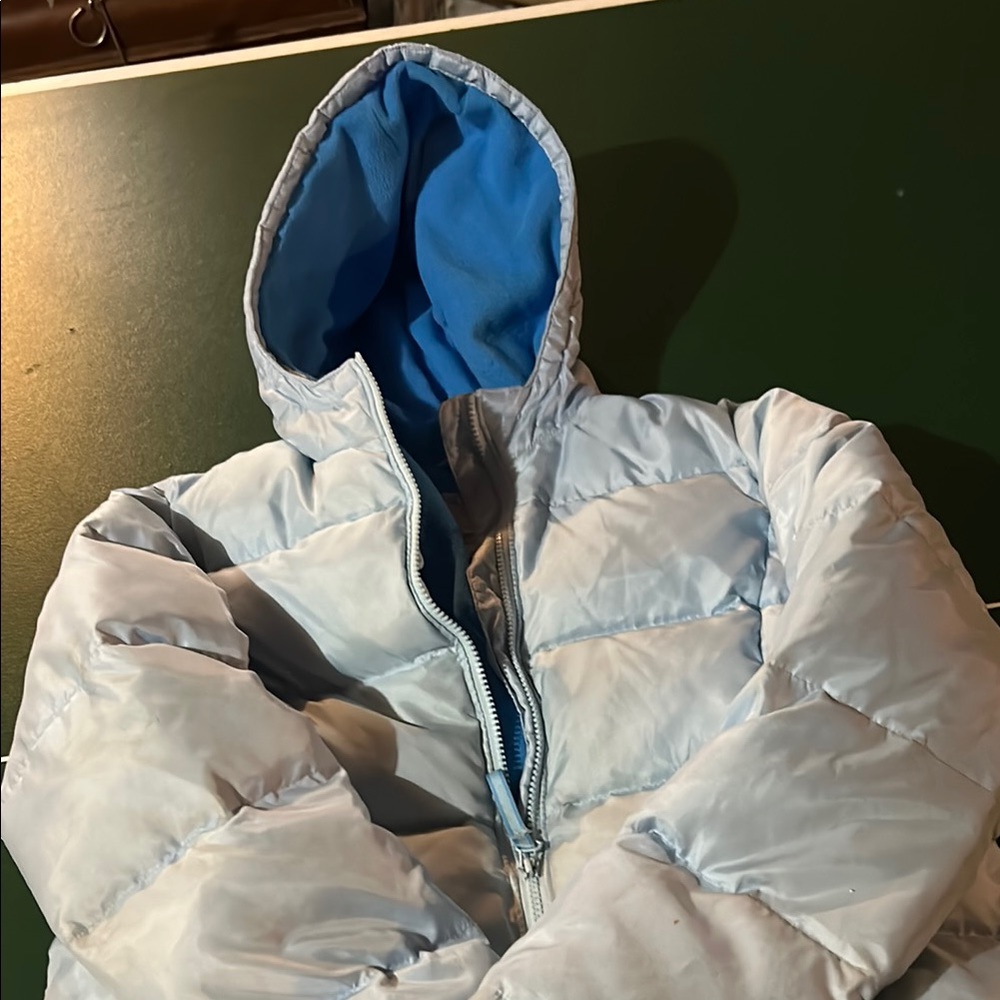 Kids Blue Puffer Jacket